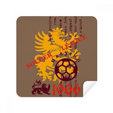 Imagem de Middle Age Dragon Soccer League óculos pano pano pano limpador de tela camurça pacote com 2