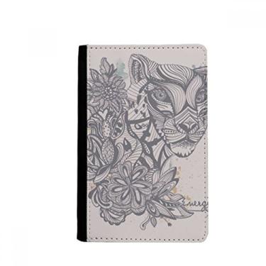 Imagem de Carteira com estampa de leopardo, desenho de desenho, passaporte, Notecase Burse