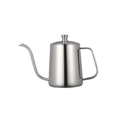 Imagem de Mini Chaleira Bico de Ganso em INOX 350ml para passar Café - Portal Café com Tampa