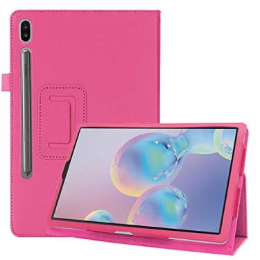 Imagem de elitegadget Capa para Samsung Galaxy Tab S10+ Plus 31.5 cm (SM-X820) / Galaxy Tab S9 FE+ Plus 31.5 cm (SM-X610) / Galaxy Tab S9+ Plus 31.5 cm (SM-X810) - Capa com suporte dobrável leve (rosa)