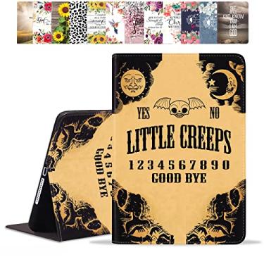 Imagem de POIUYTREW Capa para Samsung Galaxy Tab S6 Lite 10,4 polegadas 2022/2020 (SM-P610/P613/P615/P619), capa fólio de couro PU inteligente com suporte e hibernação automática, placa Ouija