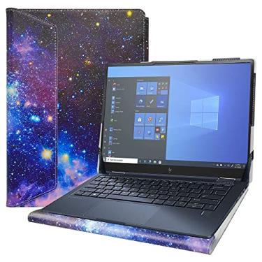 Imagem de Alapmk Capa protetora para HP Spectre x360 14-eaXXXX 14-efXXXX/HP Elite Dragonfly Chromebook/HP Dragonfly G4 e capa para Lenovo ThinkBook Plus Gen 4 [Não serve para Elite Dragonfly G1 G2], Galaxy