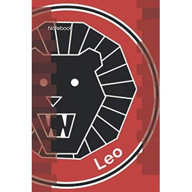 Imagem de Notebook: Leo Zodiac Sign Notebook | 120 pages - lined | For astrology and horoscope fans. Notes, journal or diary for observing living together in the zodiac and ascendant.