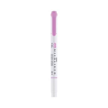 Imagem de Marca-texto Zebra Newpen Mildline Ponta Dupla Magenta