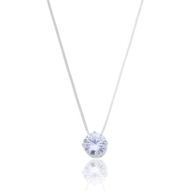 Imagem de Colar Ponto de Luz Banhado a Prata