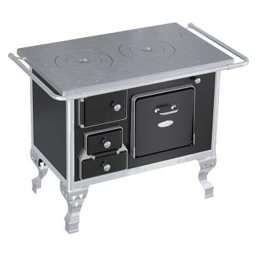 Imagem de Fogão A Lenha N1 Ferro Fundido Preto Direito