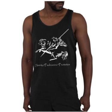 Imagem de Camiseta São Jorge Regata Masculina - Blackchic, Preto, G