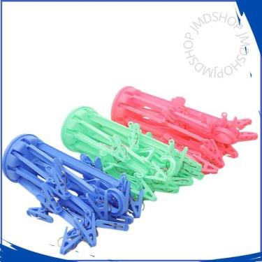 Imagem de Varal  Roupas Íntimas  Delicadas 16 Prendedores Compacto  Casa Apartam