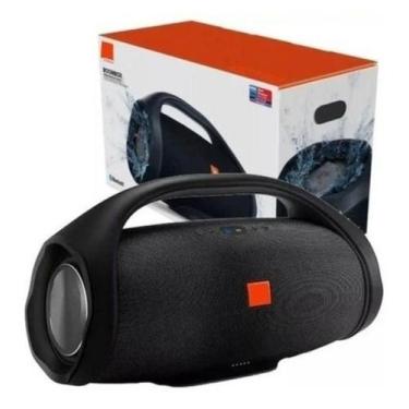 Imagem de Caixa De Som Grande Boombox Potente Bluetooth Portátil - INTL, Preto