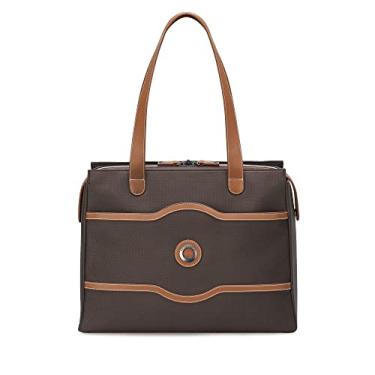 Imagem de DELSEY Paris Bolsa de ombro feminina Chatelet Air 2.0, Marrom, One Size, Bolsa de ombro Chatelet 2.0