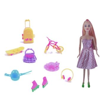 Imagem de Boneca Meggie Com Acessórios Premium