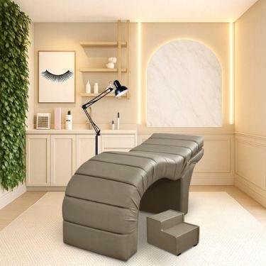 Imagem de Maca Luxo Reclinável Para Estética Facial Extensão Cílios - Bz Home De