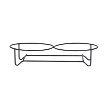 Imagem de Stgfyxgs Suporte para Tigela de Comida para Animais de Estimação, Alimentador de Proteção para Coluna Cervical, Suporte de Ferro para Gatos, Duas Tigel, S