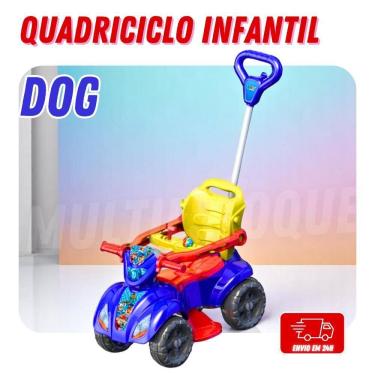 Imagem de Quadriciclo Infantil Azul Em Formato De Cachorro - Menino