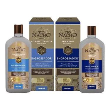 Imagem de Kit Shampoo + Condicionador Tio Nacho Engrossador 200 ml