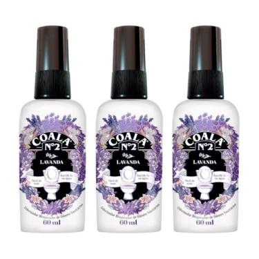 Imagem de Kit Com 03 Bloqueador de Odores Sanitários 60ml Coala - Aroma Lavanda - Elimina Maus Odores Instantaneamente - Prático e Portátil - Ideal Para Banheiros Com Bastante Uso e Ambientes Pequenos