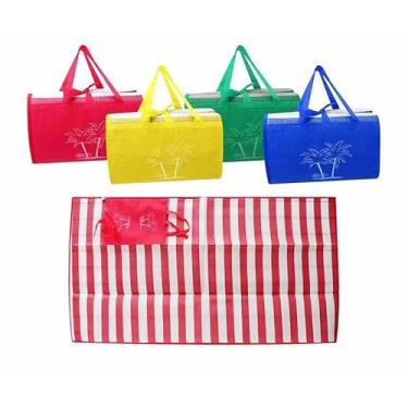 Imagem de Toalha Piquenique, Esteira de Praia Dobrável Impermeável Piquenique, 180x90cm(Aleatória)