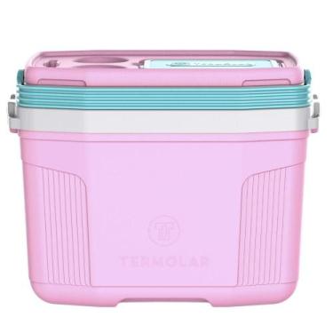 Imagem de Caixa Térmica 20 Litros Termolar SUV 58542, Rosa e Azul
