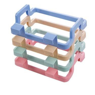 Imagem de Lixeira porta armario lixo pia acoplado suporte saco sacola - Multicoi