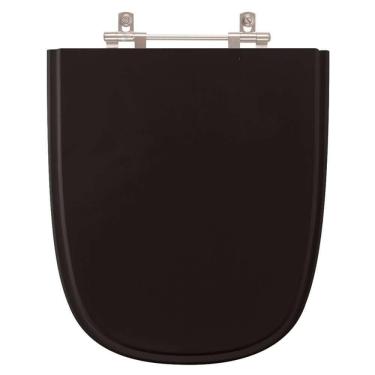 Imagem de Assento Sanitario Poliester Ibiza Preto Para Vaso Incepa