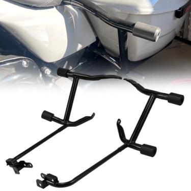 Imagem de XIDAODIT Highway Crash Bars Protetor contra quedas traseiro compatível com Harley Touring Road Glide Street Glide CVO 2014-2025