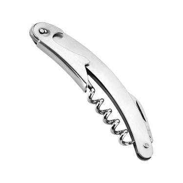 Imagem de Abridor de Vinhos e Garrafas Saca Rolhas Aço Inox com Faca Corta Lacre Multiuso