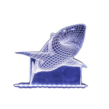 Imagem de Luminaria LED - Tubarao 3D - Persona Store