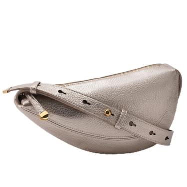 Imagem de TRMFUSA Bolsa tiracolo feminina com alça ajustável, Pérola branca