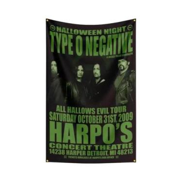 Imagem de Decoração De Parede Para Quarto Com Bandeira De Banda De Heavy Rock Em