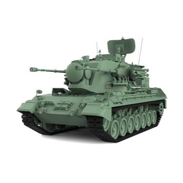 Imagem de MRY-SFW Kit de modelo militar ferroviário em escala HO FlakPzGepard alemão 1A2 SPAA