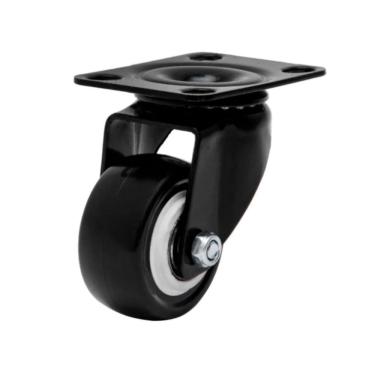 Imagem de Rodízio 2” Giratório Com Placa Colson Black Glpb210bpe 30kg Resistente Profissional