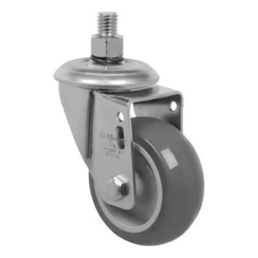 Imagem de Rodízio 3” Giratório Com Rosca Schioppa Gle312bp 60kg Resistente Profissional