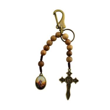 Imagem de Chaveiro Dezena aberta de São Miguel Arcanjo com espada ARL9811 - Arti