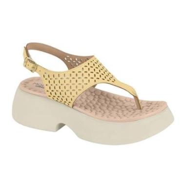 Imagem de Sandalia Papete Feminina Modare Conforto Sola Alta Massageadora Dedo Ref: 7210.207-Feminino