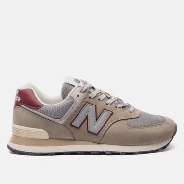 Imagem de Tênis New Balance 574 V2 Unissex, Taupe, 42