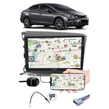 Imagem de Multimídia 9" Polegadas Honda Civic 2012 à 2016 Espelhamento USB Bluet