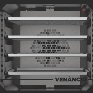 Imagem de Forno Convector Venâncio Smart Basic 4 Esteiras com Corpo Preto e Pain