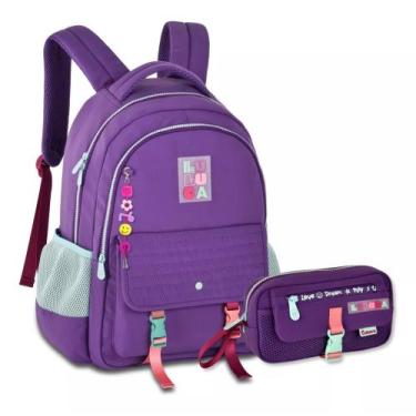 Imagem de Mochila + Estojo Luluca Juvenil Premium - Coleção 2025