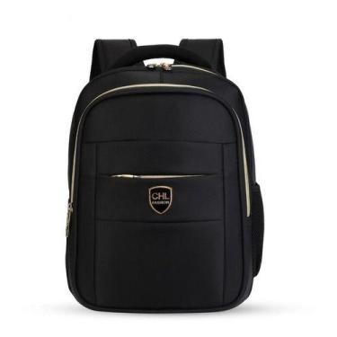 Imagem de Mochila Feminina Masculina Bolsa A Prova D'água Chl 5583, Preto