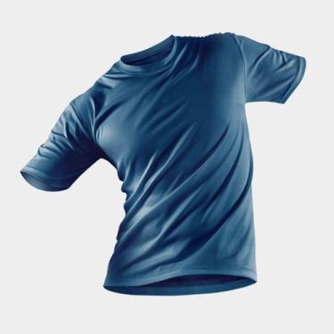Imagem de Camisa Masculina Manga Curta Proteção Uv - TR4, Azul marinho, GG