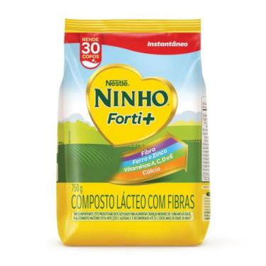 Imagem de Composto Lácteo, Nestlé, Ninho Forti+, Pacote, 750g