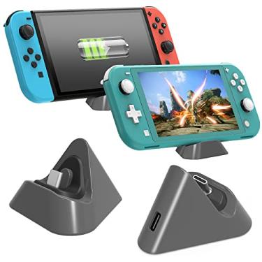 Imagem de Dobe Base Dock Carregador Stand Nintendo Switch Lite USB 5V 1W Funcional