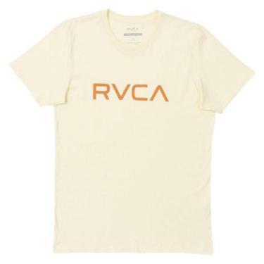 Imagem de Camiseta Rvca Big Rvca Masculina Amarelo Claro