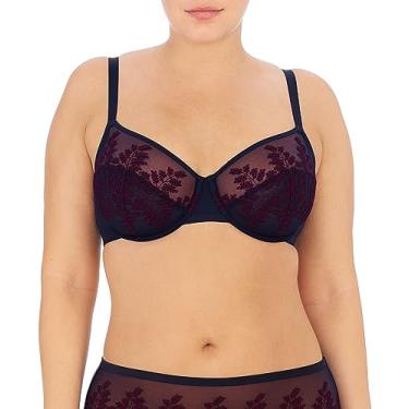 Imagem de Natori Armação feminina com aro sem forro, Combo azul escuro, 36C