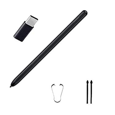 Imagem de Caneta de substituição Fold Edition Galaxy Z Fold 4 + 2 pontas de caneta para Samsung Galaxy Z Fold 4 S Pen Touch Stylus S + pontas/pontas de substituição + conversor tipo C