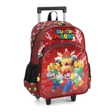 Imagem de Mochila com Rodinhas Super Mario Bowser Vermelho - Luxcel