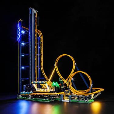 Imagem de MENZAVA LED Light Set Compatible with 10303 Loop Coaster Icons Building Blocks Model - Model Set NOT Included