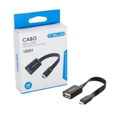 Imagem de Cabo adaptador micro usb otg it-blue 10201