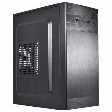 Imagem de Gabinete Office Preto USB2.0 com Fonte de 200w com Cabo - Pontogg