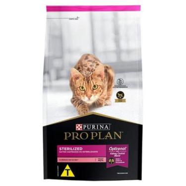 Imagem de Pro plan sterilized gatos castrados sabor salmão 1kg - Purina, 1kg